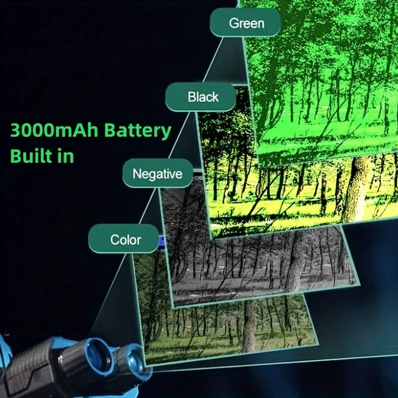 Night Vision Goggles: Dual-Use 3D Stereo Imaging, 1080P 3M Sensor, 300m Infrared Range